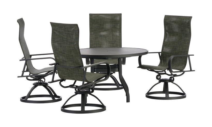 Latitude Table and 4 Swivel Chairs